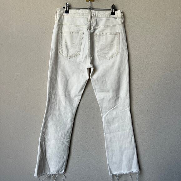 MOTHER The Insider Ankle Fray in Natural Size 28 - Picture 3 of 7